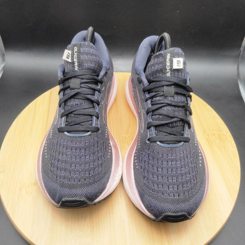 Brooks Glycerin 19 Womens Running Shoes Black Rose Gold 1203431B074 Size 9 - Picture 2 of 11